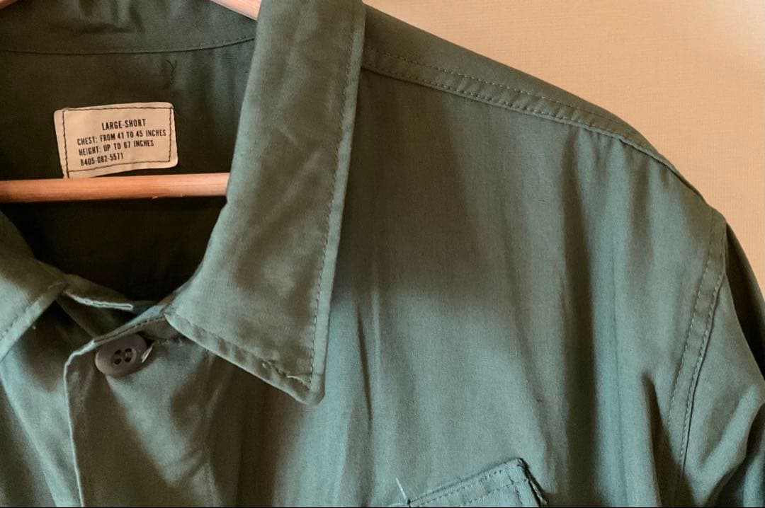 ジャングルファティーグ　ジャケット　L-S デッドストック　3rd ノンリップ