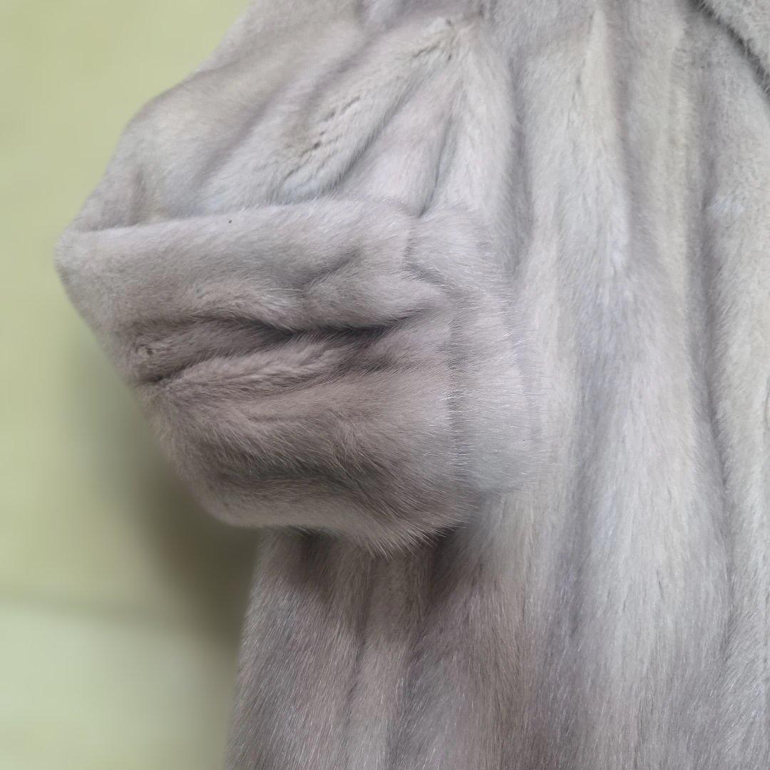 サファイアミンク 13号 絞り有り 女優襟 デザイン毛量◎ MINK コート