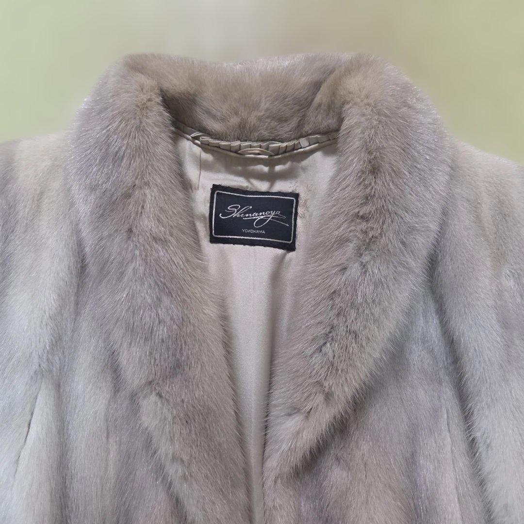 サファイアミンク 13号 絞り有り 女優襟 デザイン毛量◎ MINK コート