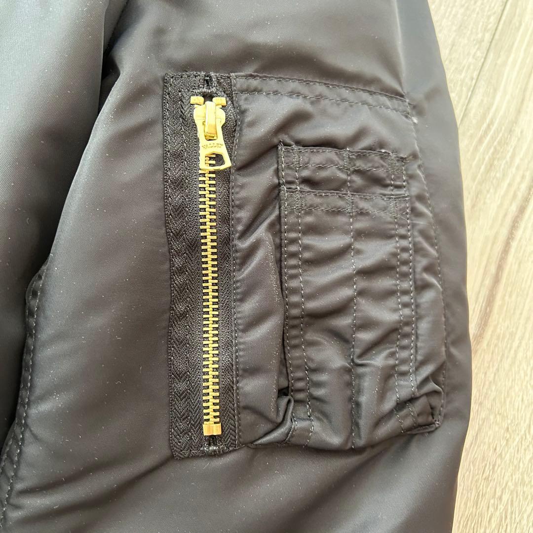 【美品】アメリカ製 VALLEY APPAREL リバーシブル MA1 黒 L