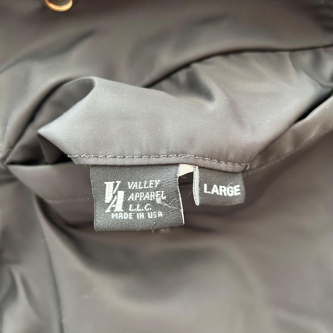 【美品】アメリカ製 VALLEY APPAREL リバーシブル MA1 黒 L