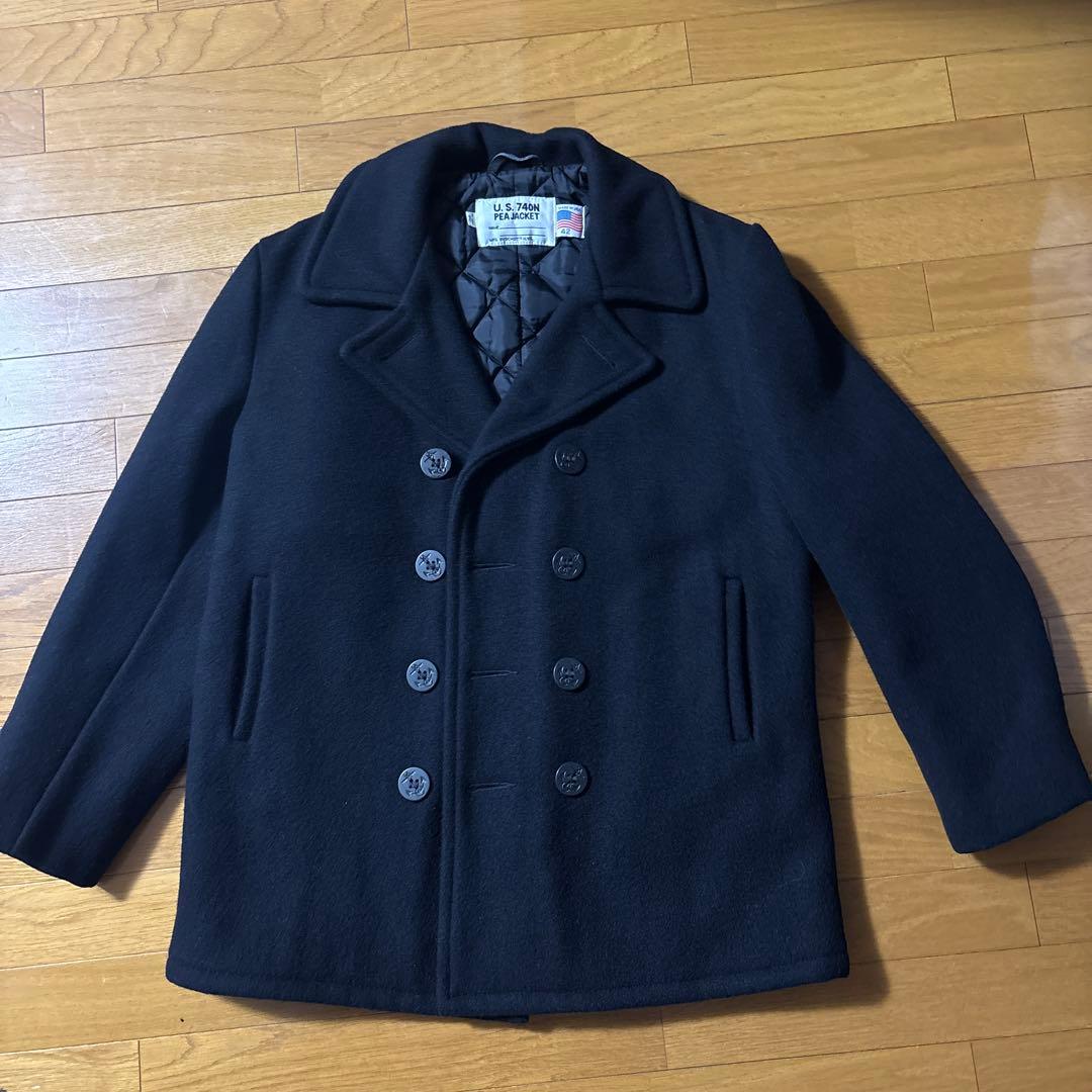 U.S. 740N ピーコート 42サイズ ダークネイビー　LLサイズ