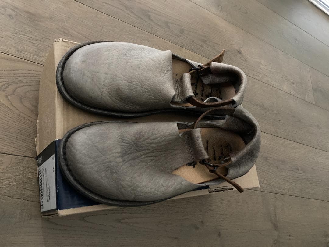 trippen トリッペン Air smog Tストラップレザーシューズ　37