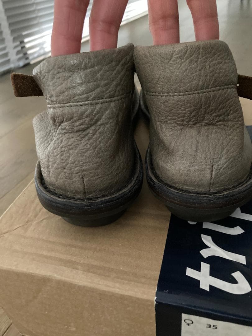 trippen トリッペン Air smog Tストラップレザーシューズ　37