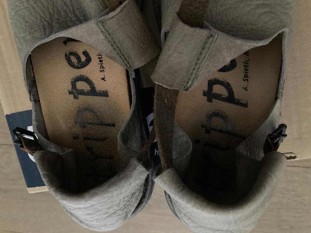 trippen トリッペン Air smog Tストラップレザーシューズ　37