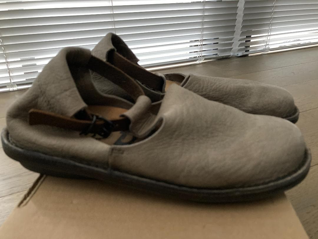 trippen トリッペン Air smog Tストラップレザーシューズ　37