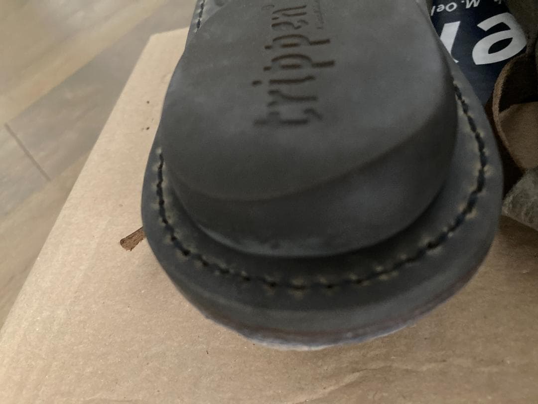 trippen トリッペン Air smog Tストラップレザーシューズ　37