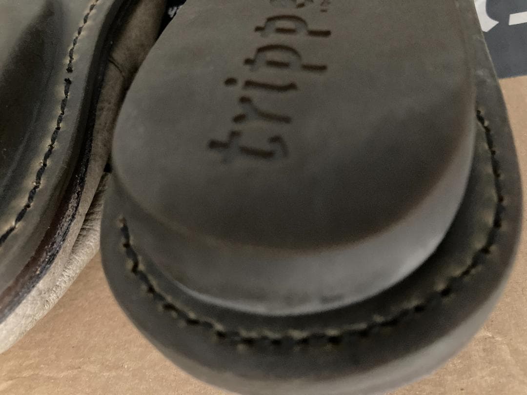 trippen トリッペン Air smog Tストラップレザーシューズ　37