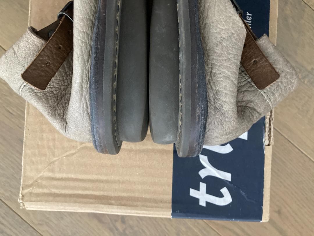 trippen トリッペン Air smog Tストラップレザーシューズ　37