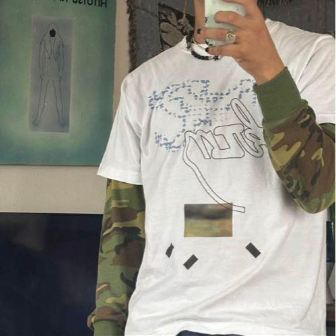 早い者勝ち) kZm Tシャツ Lサイズ　新品未使用 KZm着用 白T メンズ