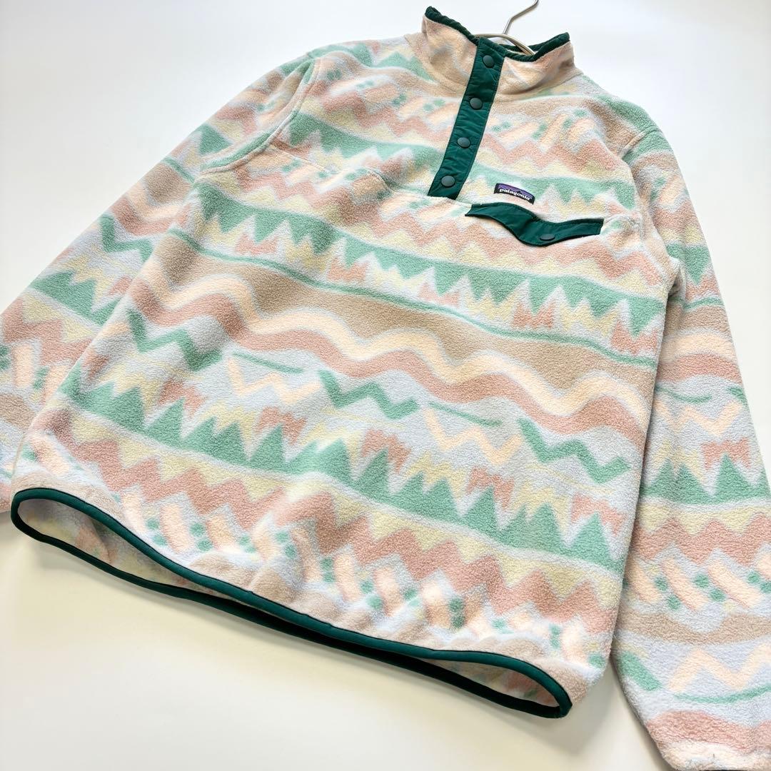 Patagonia シンチラスナップt 総柄 レディースS相当