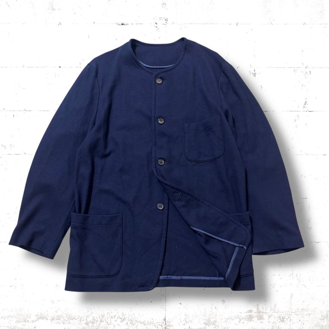 archive Y's for men ノーカラー　ウール　ジャケット　90S