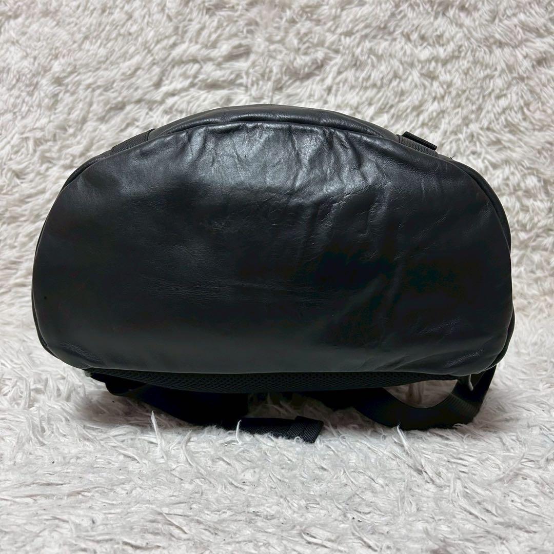 未使用級✨PORTER ポーター アルーフ リュック レザー ロゴ ブラック