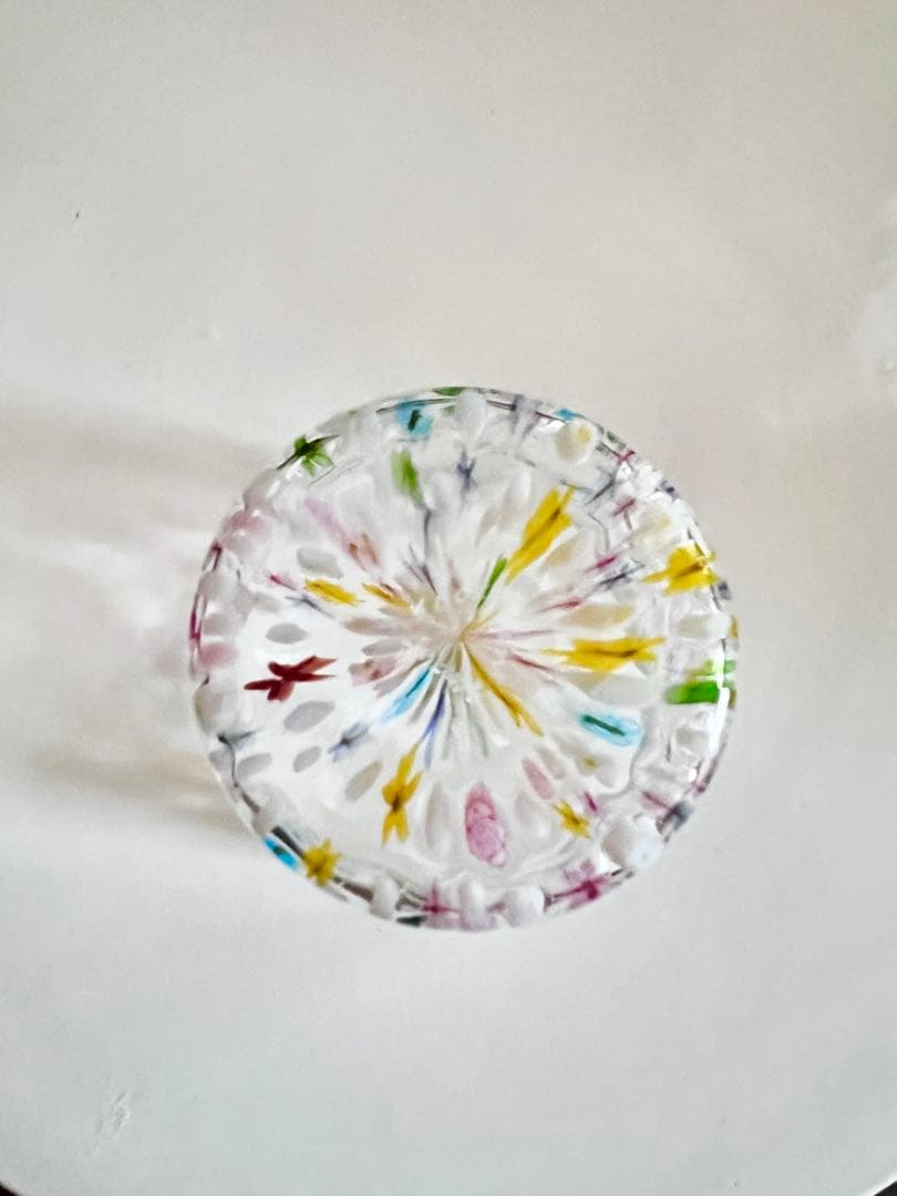 江波富士子　 江波冨士子　花の庭　ガラス　グラス　コップ　貴重　完売