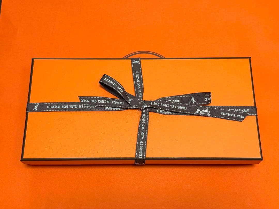 新品　エルメス　カシミヤマフラー 《テット・ア・テット・エケストル》　ブラウン