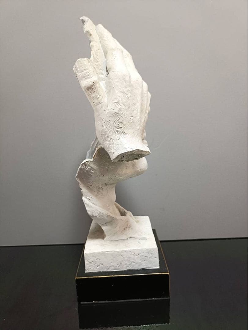 見ざる者 彫刻 アンティーク オブジェ アート 置物