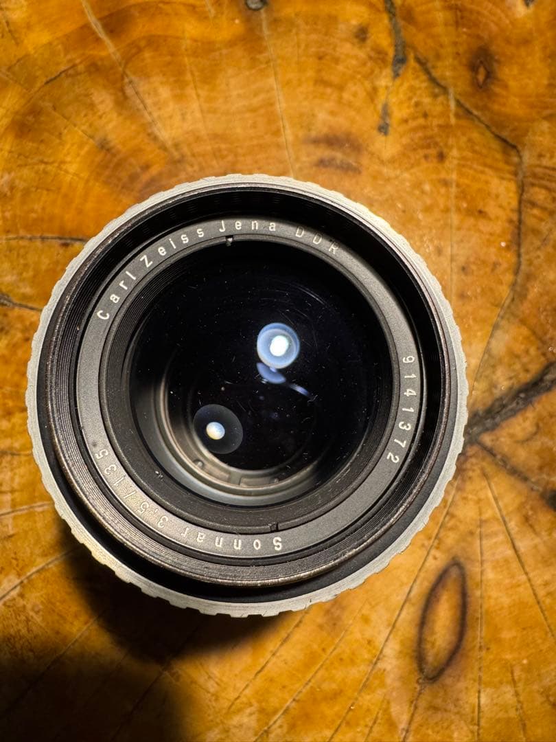 カールツァイス　イエナ　ゾナー135mm f3.5 ゼブラ