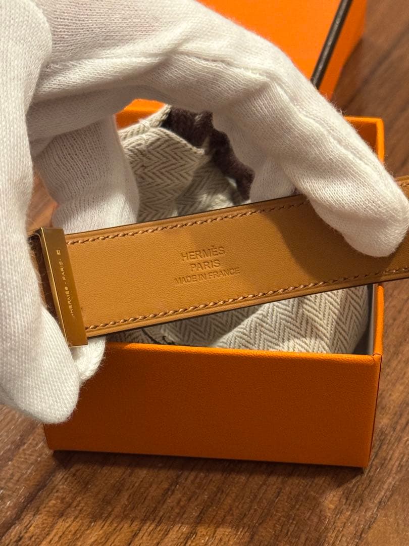 新品未使用　HERMES コリエドシアン24 ブレスレット　エトゥープ　バングル