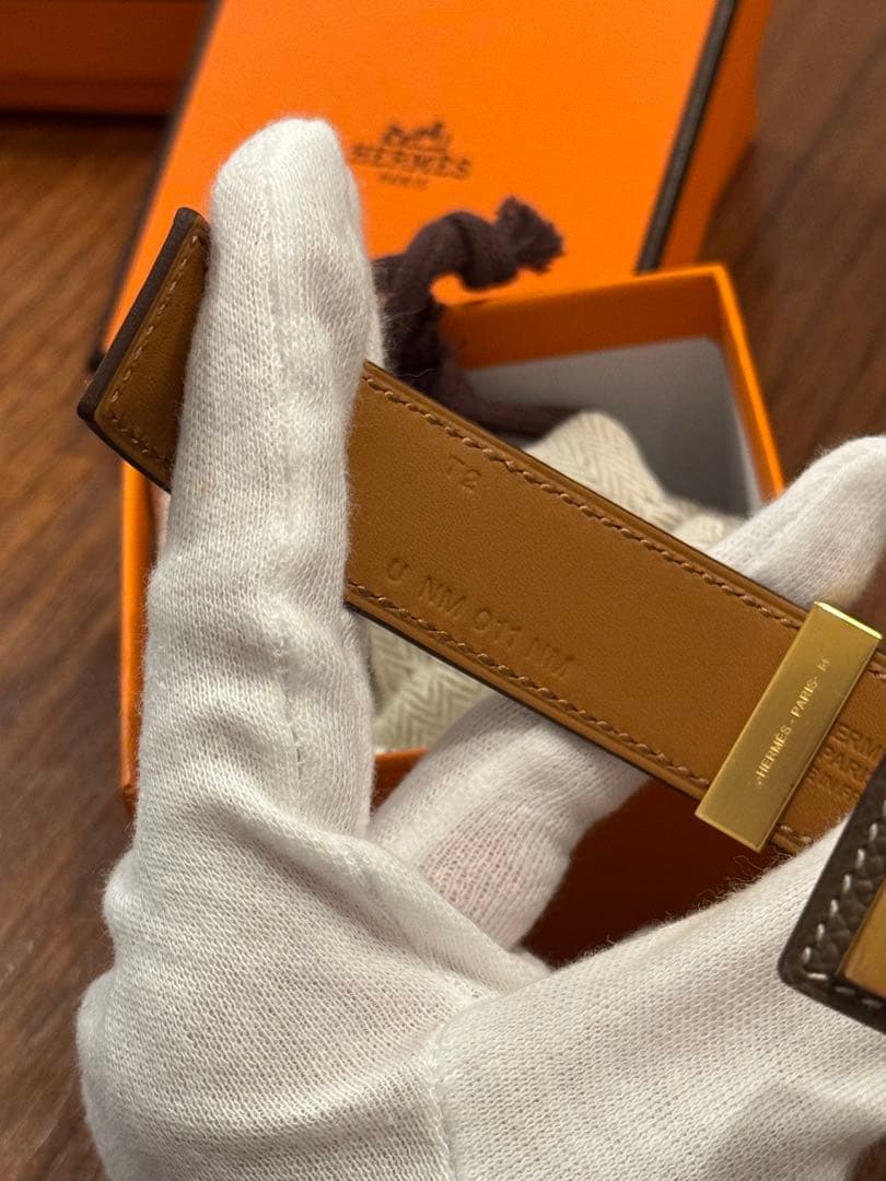 新品未使用　HERMES コリエドシアン24 ブレスレット　エトゥープ　バングル