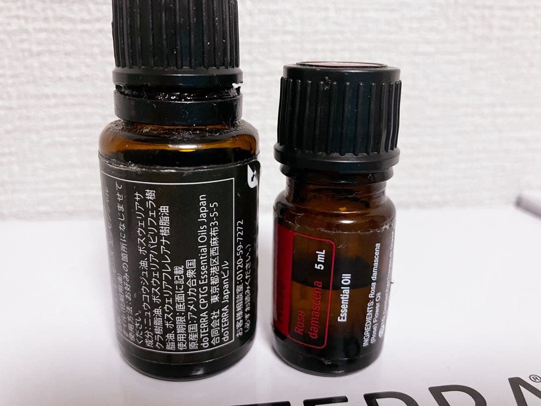 大幅値下げdoTERRA フランキンセンス15ml & ローズ5ml 高級セット