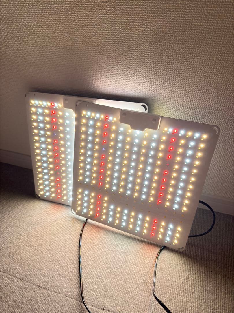 おまめ あけぼの4枚セットGREENSINDOOR LED植物育成ライト