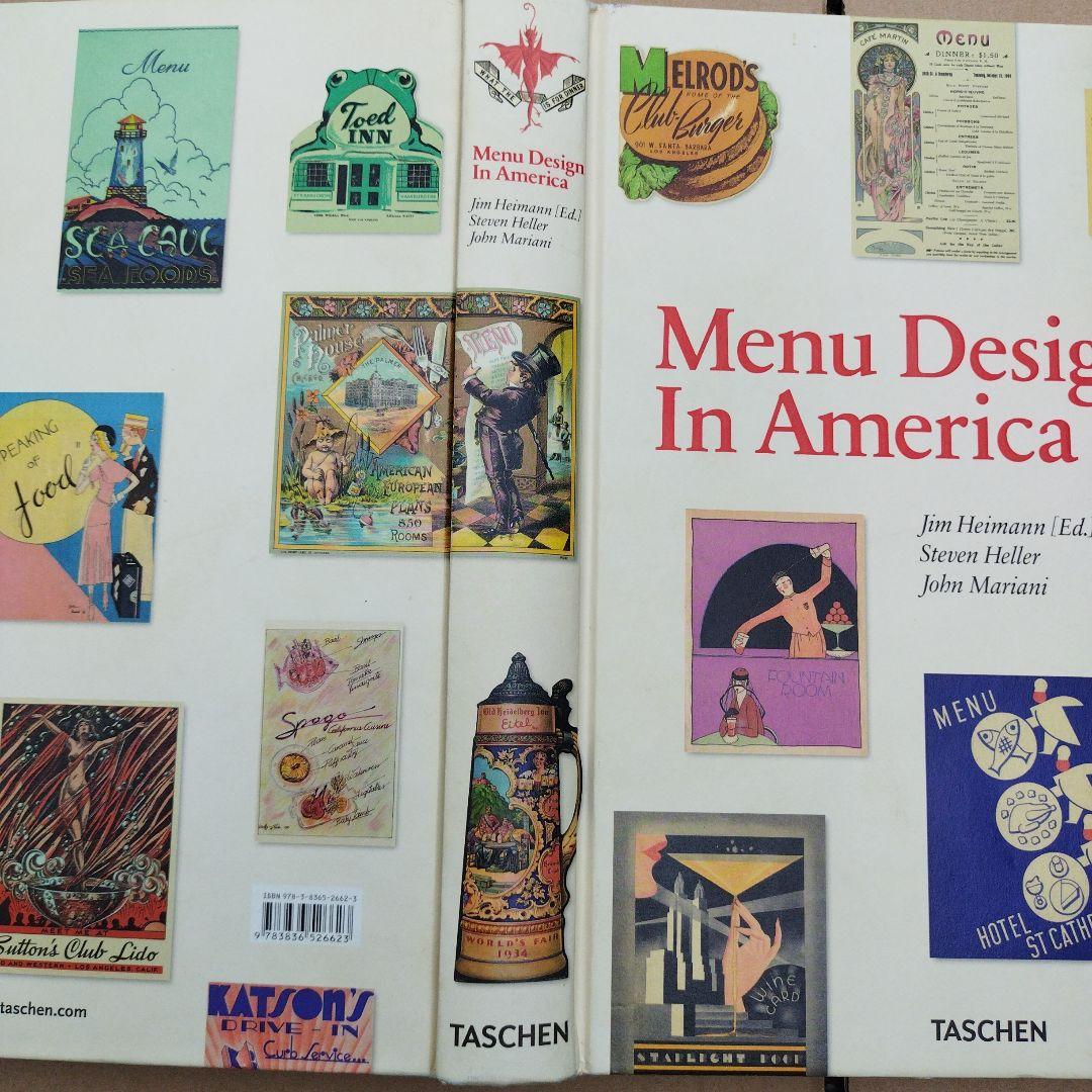 アート・デザイン・音楽 MENU DESIGN IN AMERICA TASCHEN