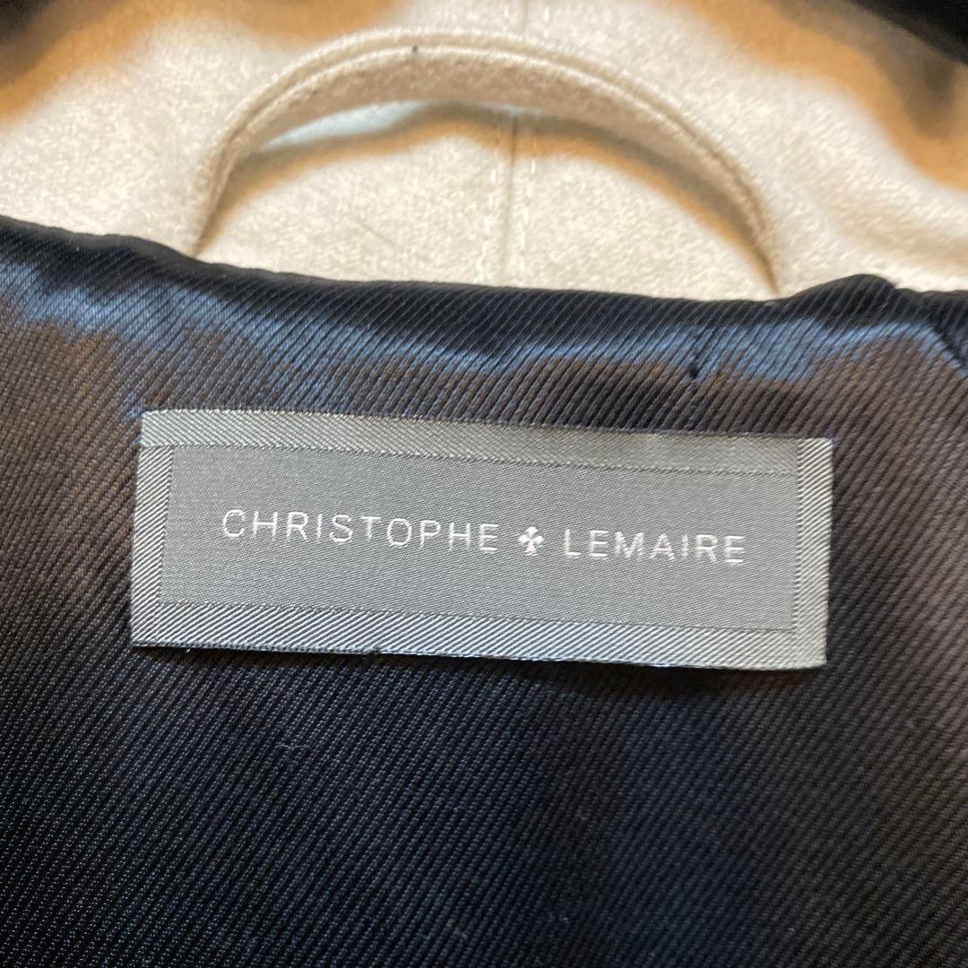 クリストフルメール ウールロングコート ガウンコートクリーム色 希少