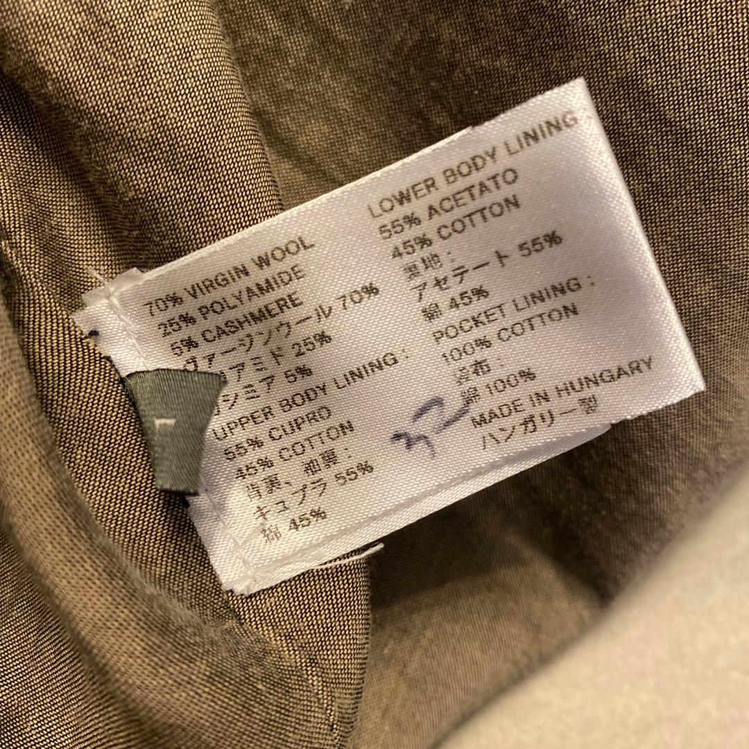 クリストフルメール ウールロングコート ガウンコートクリーム色 希少