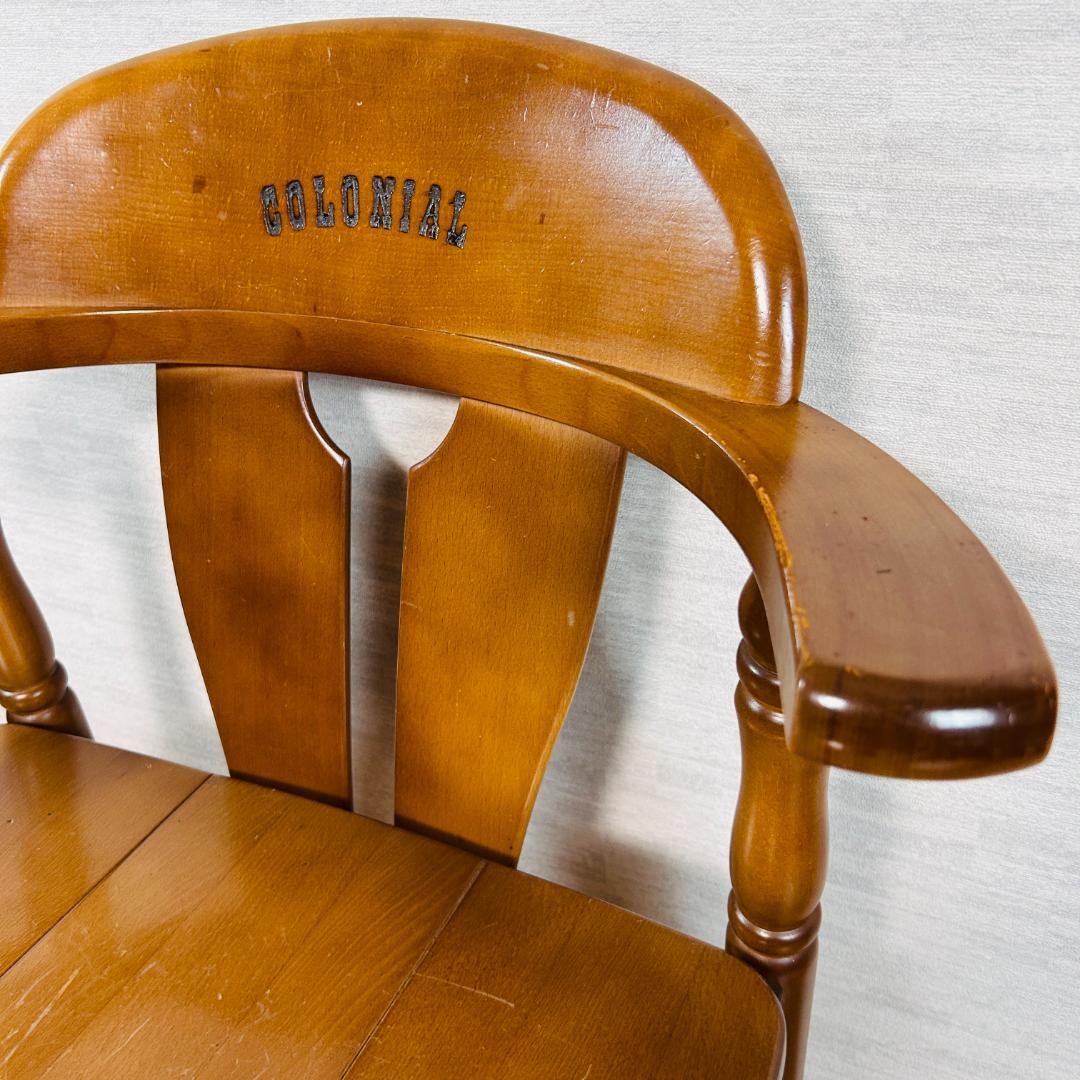 karimoku カリモク コロニアル ダイニングチェア 肘掛けアーム付き 1脚