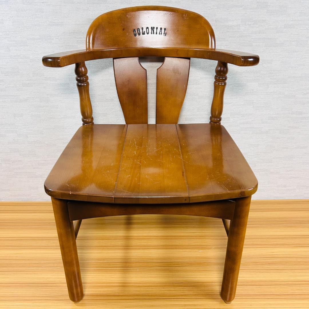 karimoku カリモク コロニアル ダイニングチェア 肘掛けアーム付き 1脚