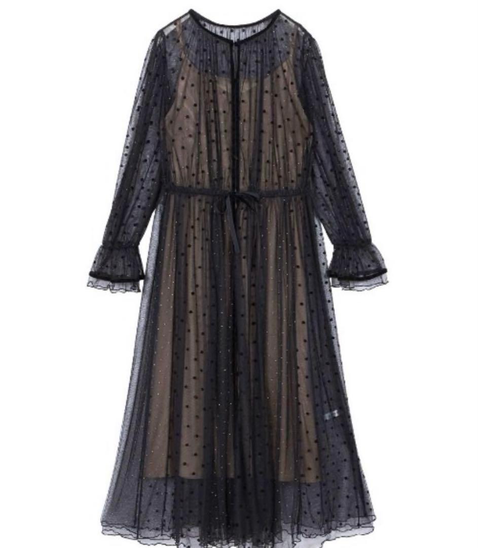 AmeriVINTAGE ロングワンピース　MANYWAYMIXDOTDRESS