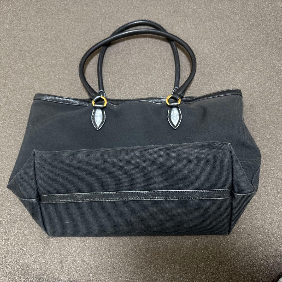 PRADA トートバッグ キャンバス A4 ロゴ 黒