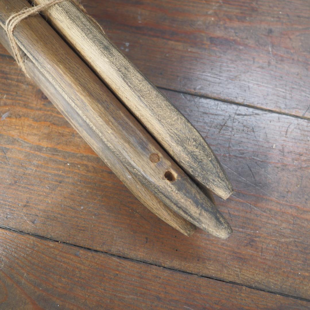 引取り歓迎★上質ウォールナット無垢材★ UK イギリスアンティーク 長テーブル