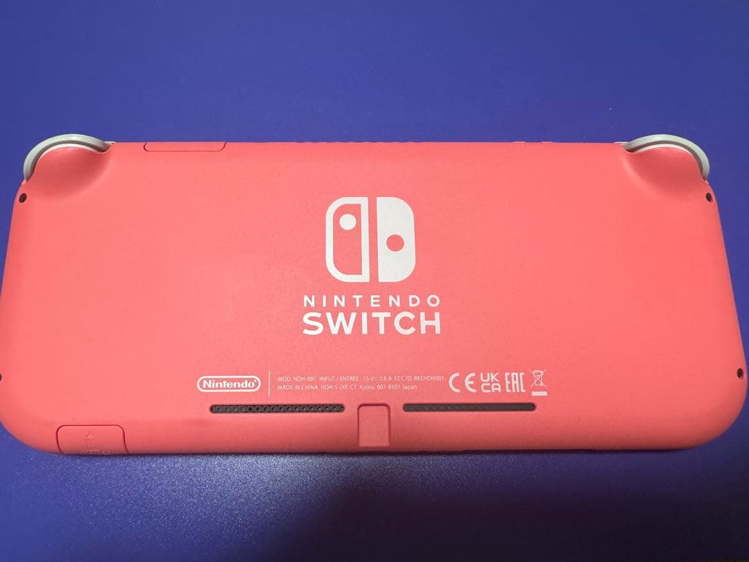 【美品】Nintendo Switch Liteコーラル あつ森ソフト 別売り可