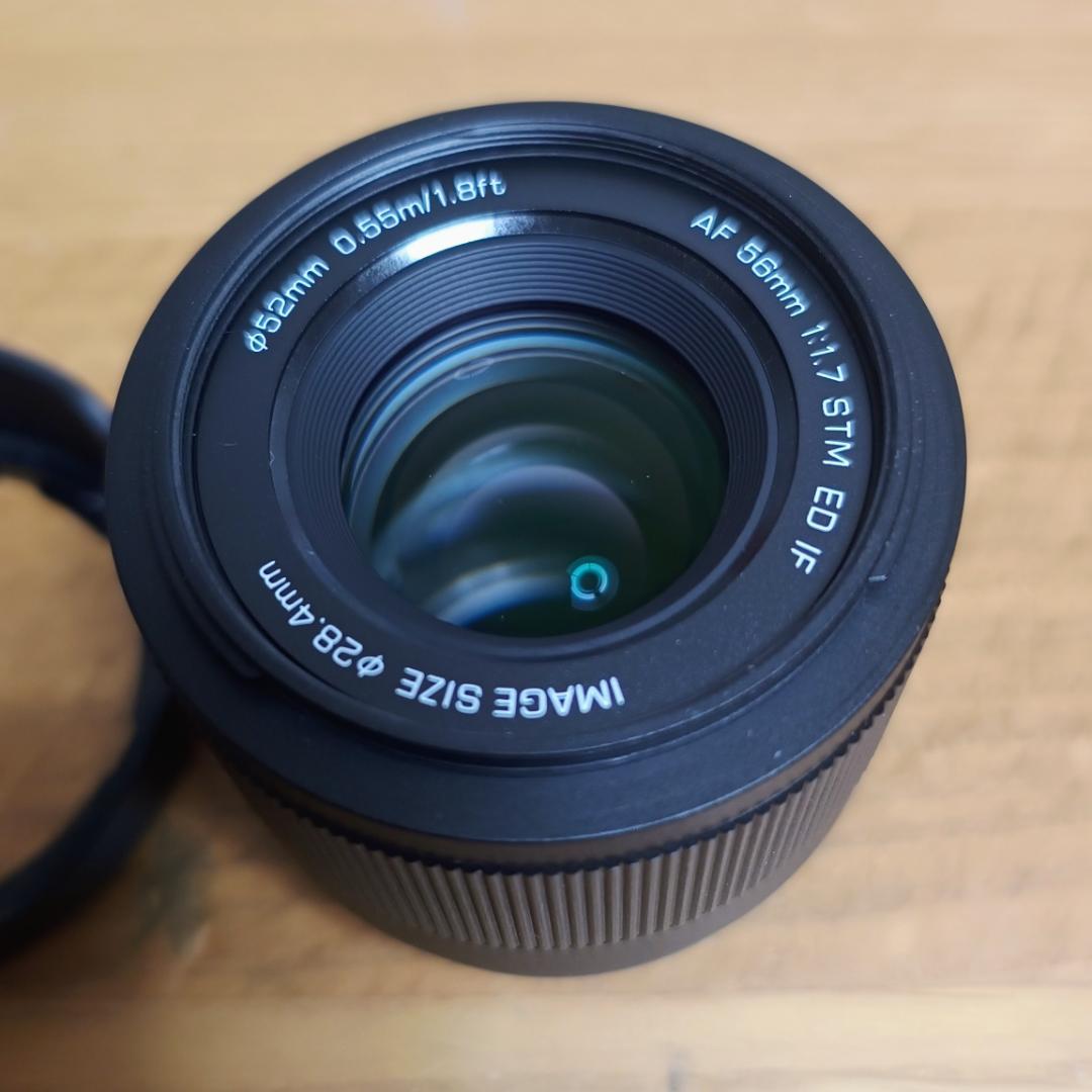 【良品】AF 56mm f/1.7 STM ED IF 単焦点レンズ