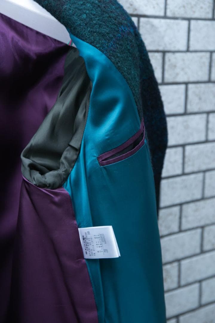 PS Paul Smith ウール混紡 シングルチェスターコート 38