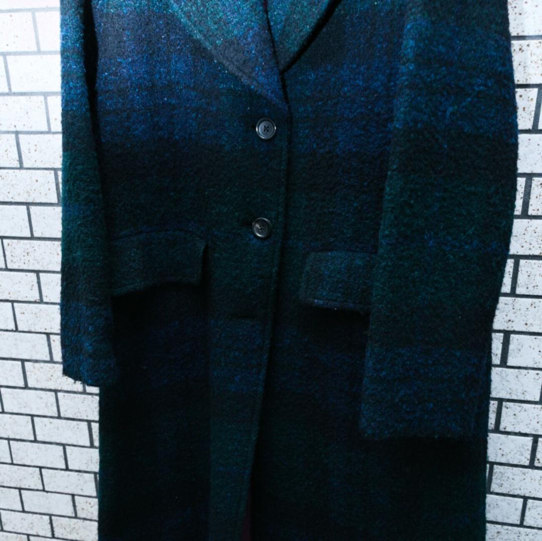 PS Paul Smith ウール混紡 シングルチェスターコート 38