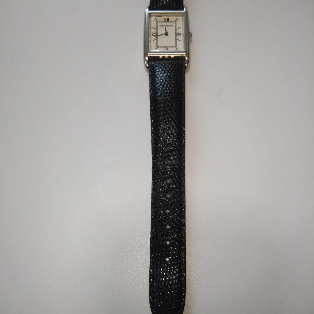 Yves Saint Laurent レザーベルト時計