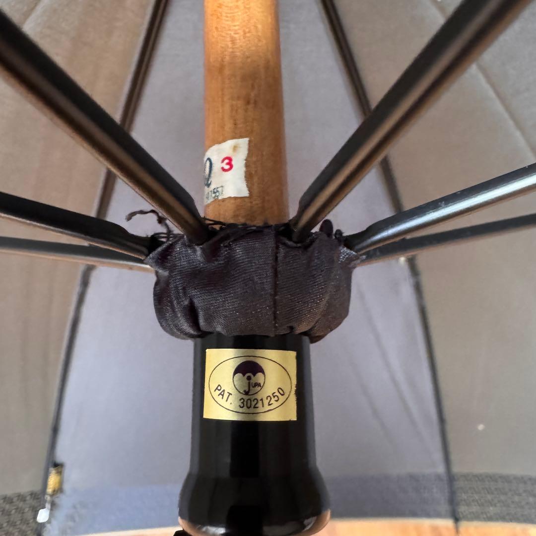 美品 FENDI フェンディFFロゴ ダークネイビー長傘