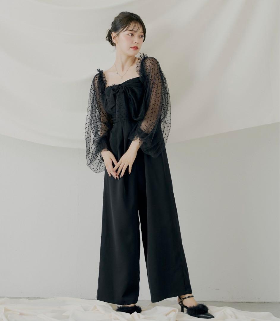 【SALON byChico】フロントリボンドッキングコンビネゾン/オケージョン