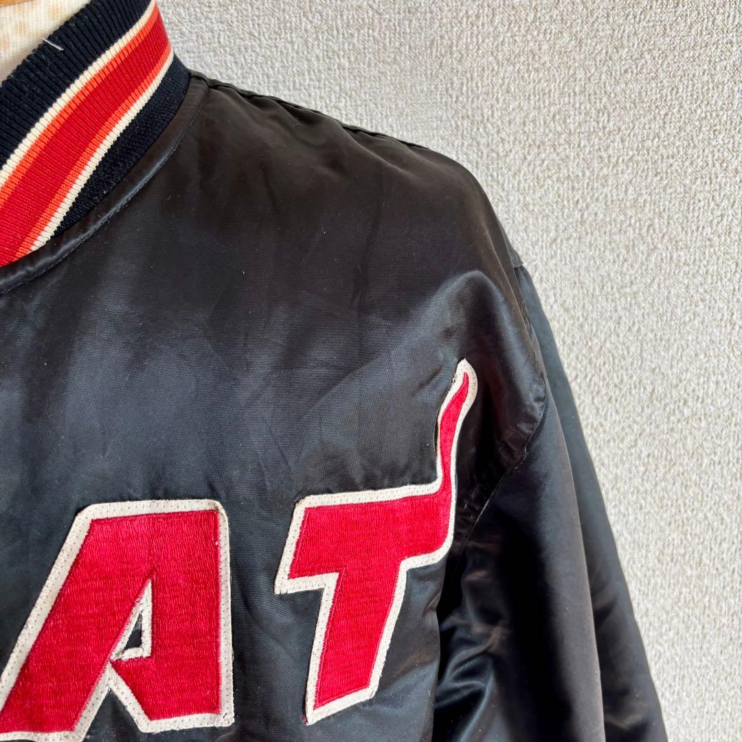 USA製80s STARTERスターター ナイロンスタジャンXLサテンジャケット