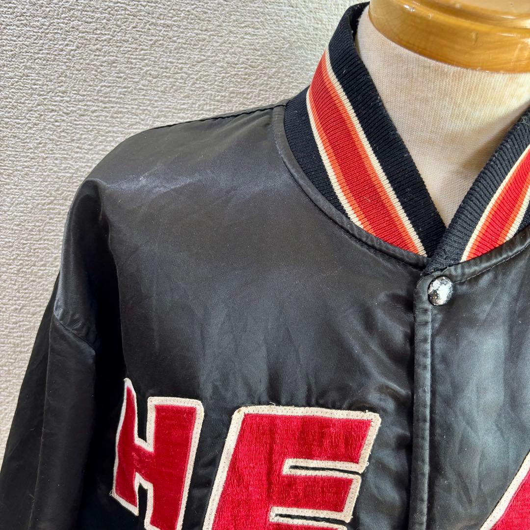 USA製80s STARTERスターター ナイロンスタジャンXLサテンジャケット