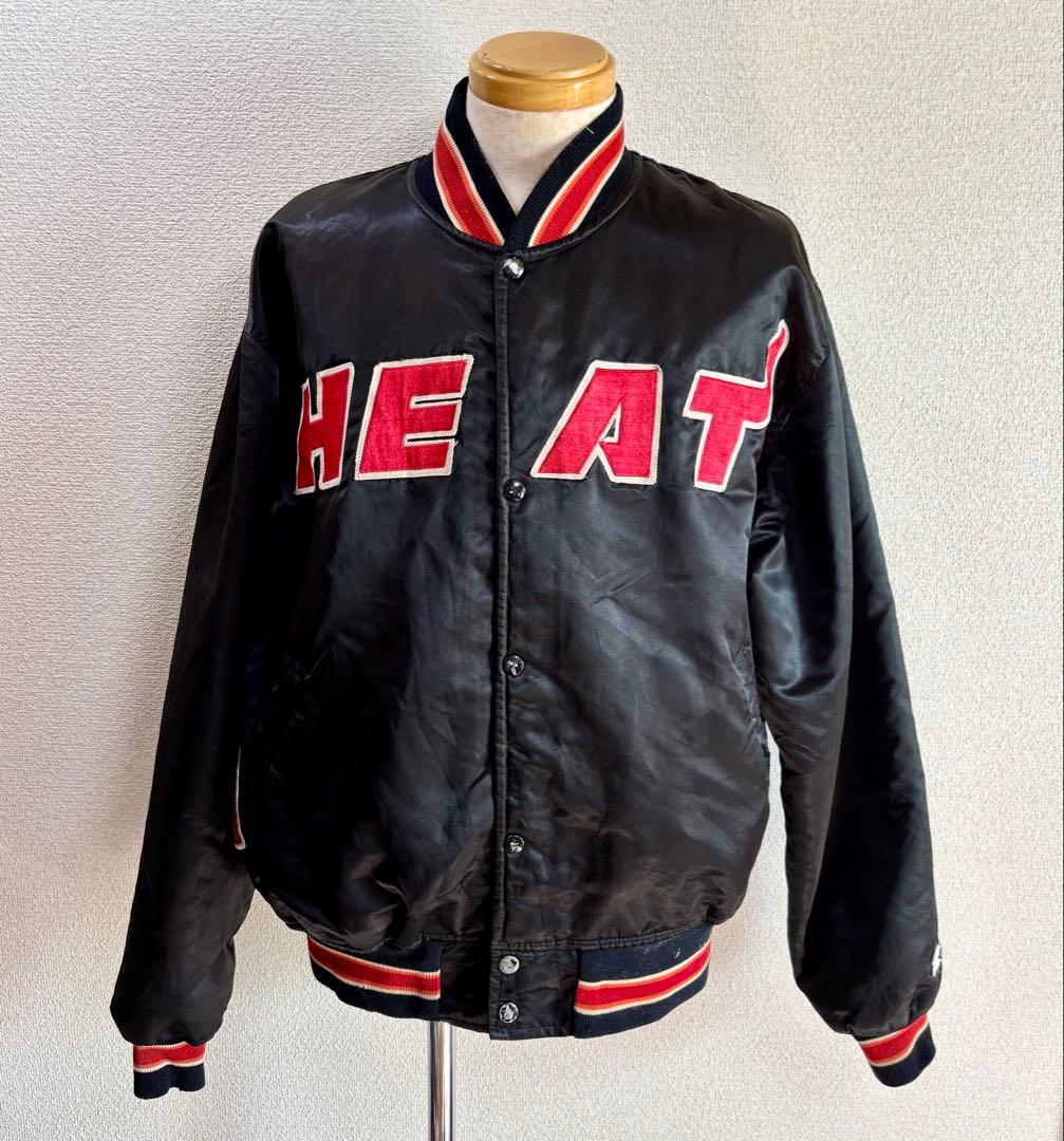 USA製80s STARTERスターター ナイロンスタジャンXLサテンジャケット