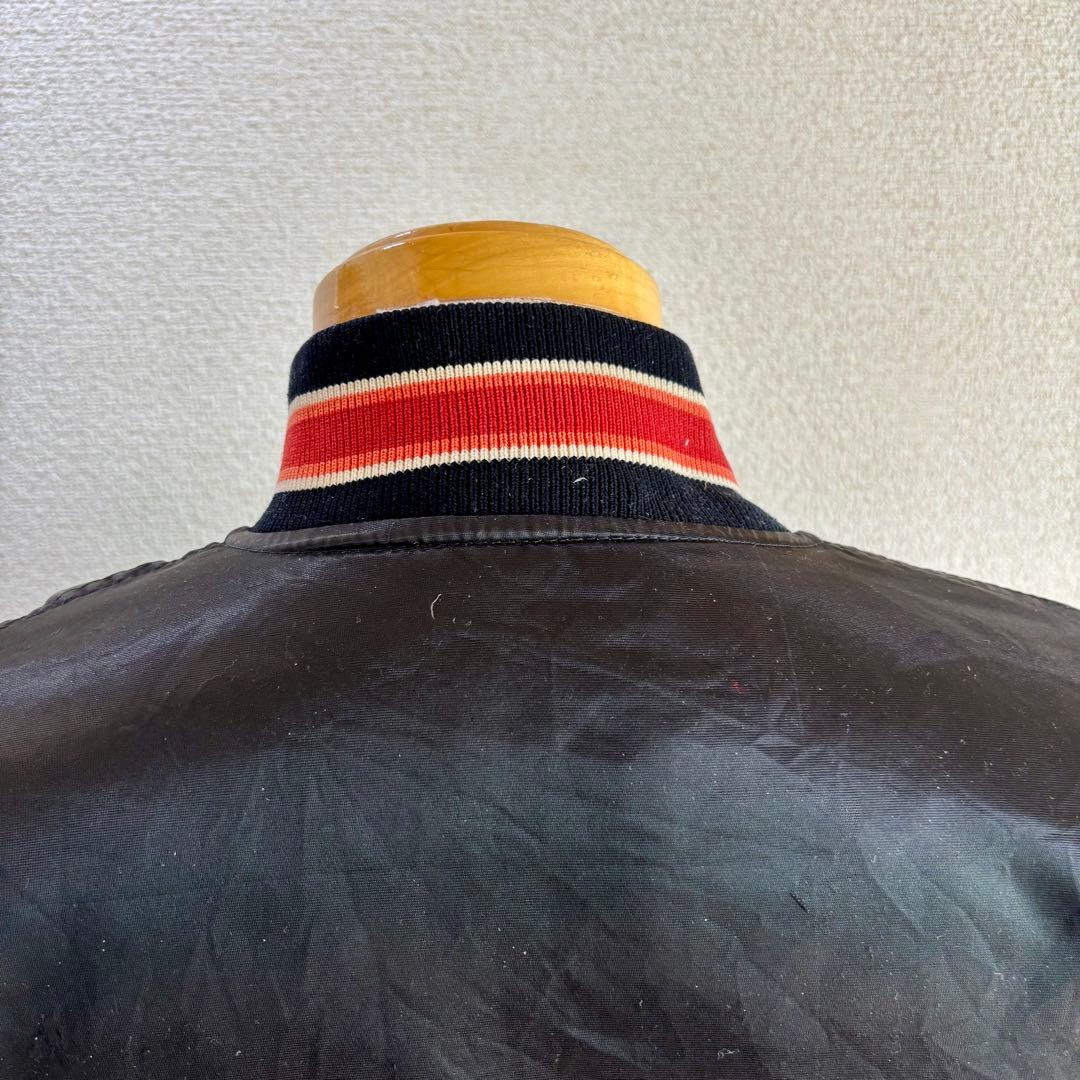 USA製80s STARTERスターター ナイロンスタジャンXLサテンジャケット