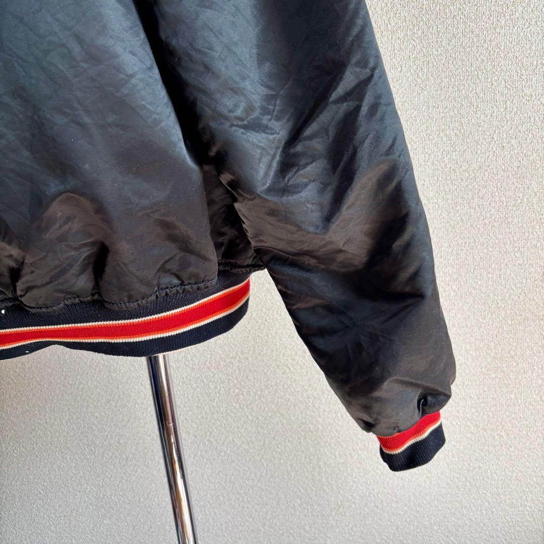 USA製80s STARTERスターター ナイロンスタジャンXLサテンジャケット