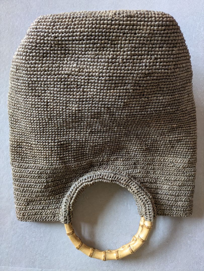 【再販】　ヨーガンレール　ラフィアバッグ