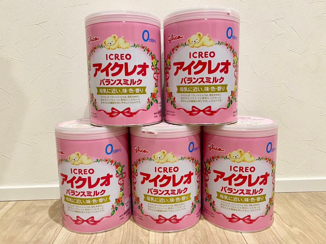 ICREO アイクレオ バランスミルク 800g 5缶セット