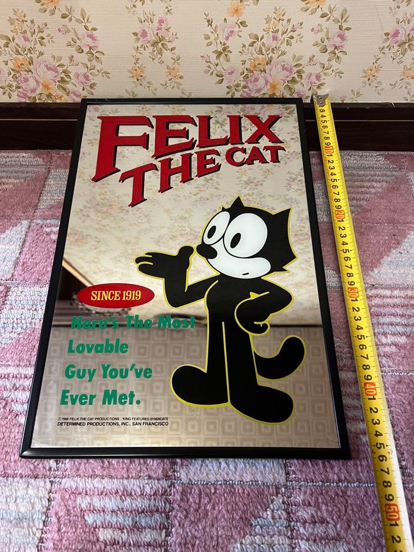 フィリックス・ザ・キャット 昭和レトロ パブミラー