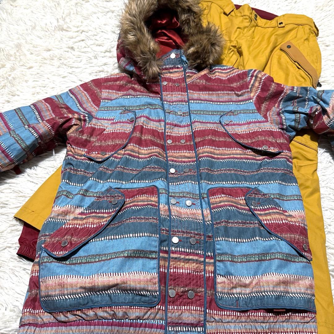 BURTON バートン スノボ ウェア L レディース マルチカラー ネイティブ