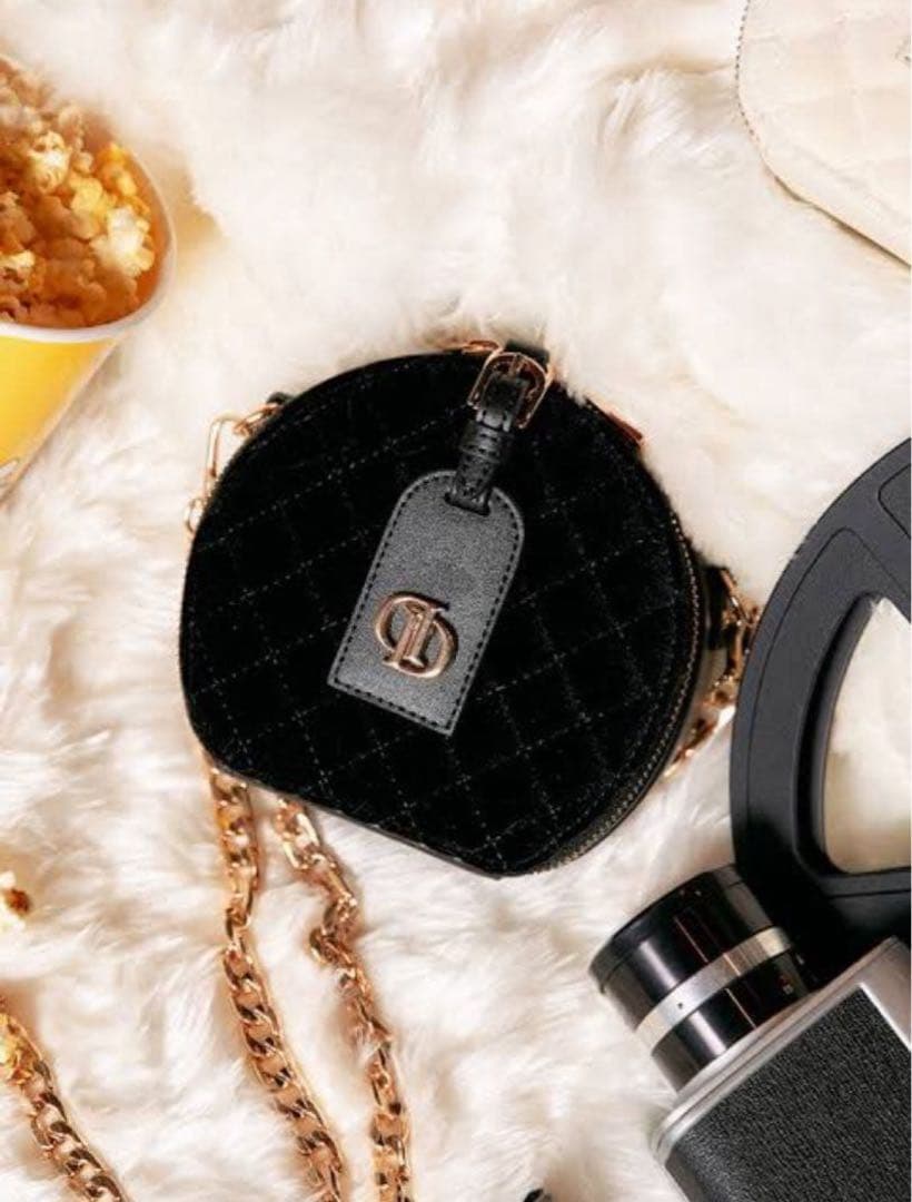 Darich ベロアサークルミニマムバッグ